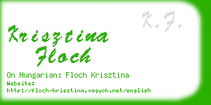 krisztina floch business card